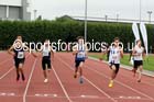 Under-17 mens 200 metres, Northern Under-15 and under-17 Championships, Wigan. Photo: David T. Hewitson/Sports for All Pics